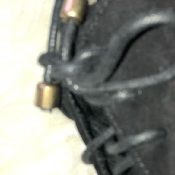 Black Wedge Booties - Picture 4 of 8